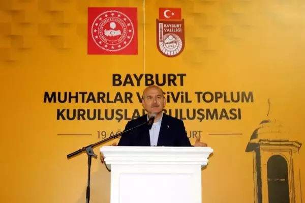 Bakan Soylu, muhtarlar ve STK temsilcileriyle bir araya geldi