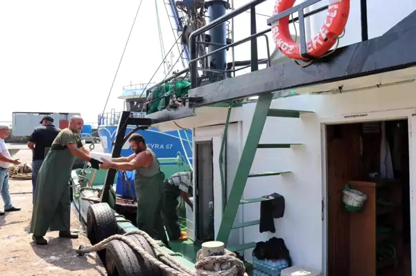 Karadeniz'de tekneler kasa kasa balıkla döndü