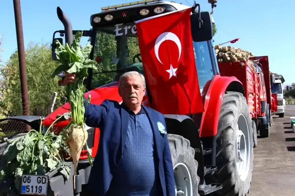 Ankara haber! Türkşeker, Ankara'da pancar alım töreni düzenledi