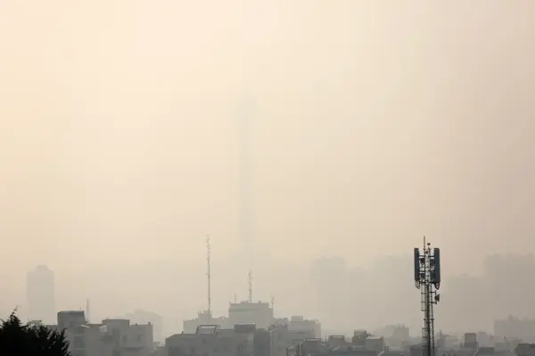 Tahran'da hava kirliliği 