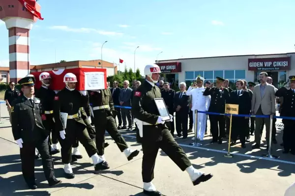 Ordulu şehidin naaşı Samsun'a getirildi