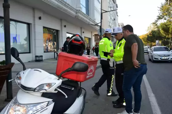 Ünye'de motosiklet ve ticari taksi denetimi yapıldı