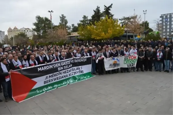 Mardin ve Diyarbakır'da İsrail Protestosu