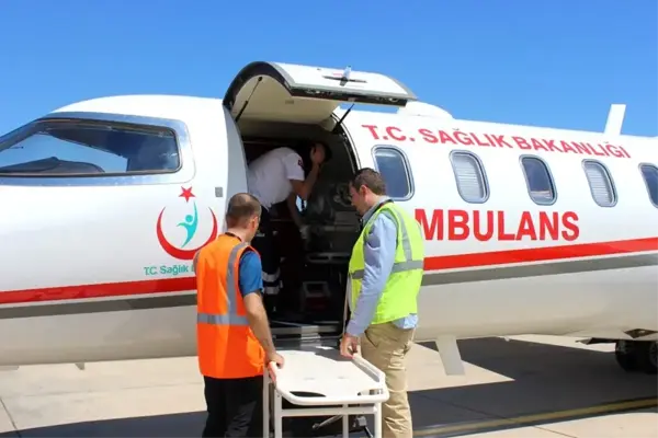 Ambulans uçaklar 9 yılda 13 bin 237 hasta taşıdı