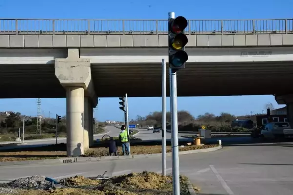 Sinop'ta artık trafik lambası var