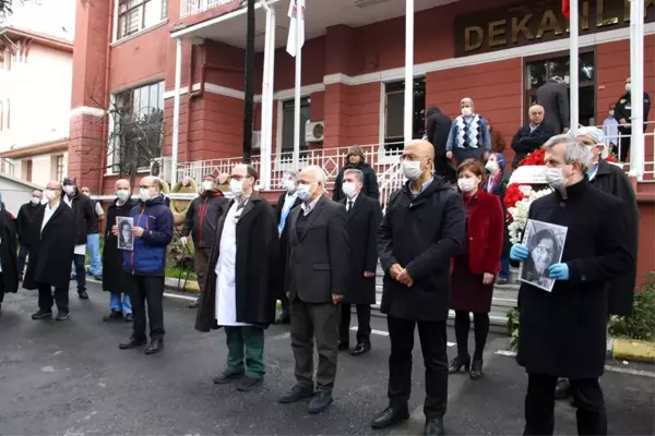 Prof. Dr. Feriha Öz için Cerrahpaşa Tıp Fakültesi'nde hüzünlü tören