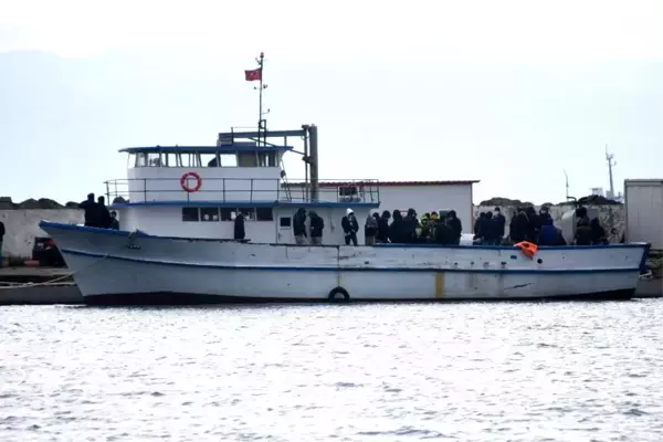 Bu tekneden kaçak 115 göçmen çıktı