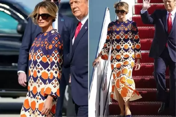 ABD bu kareyi konuşuyor! Melania Trump'ın seçimi veda gününe damga vurdu