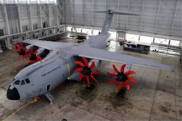 A400M nakliye uçaklarının bakım ve onarım çalışmaları İspanya ve Almanya dışında sadece Kayseri'de yapılıyor