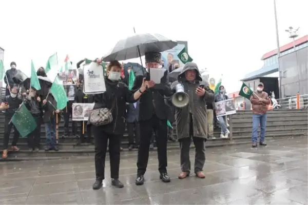 ÇERKES SÜRGÜNÜNÜN 157.YILINDA PROTESTO