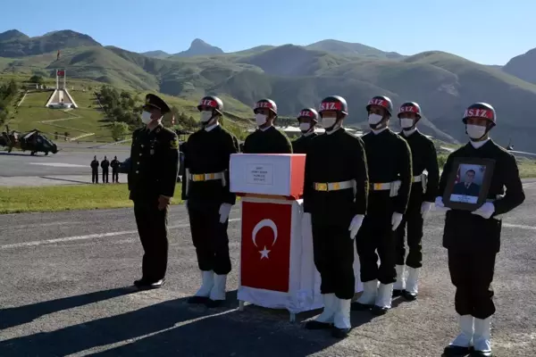 Irak şehidi Hakkari'de yapılan törenle memleketine uğurlandı