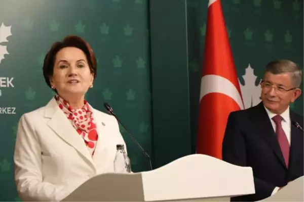 Akşener'den Davutoğlu'na ziyaret