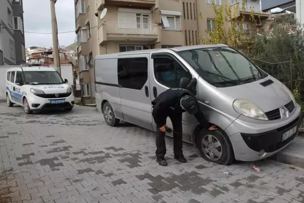 Söke'de park halindeki 17 aracın lastiği patlatıldı