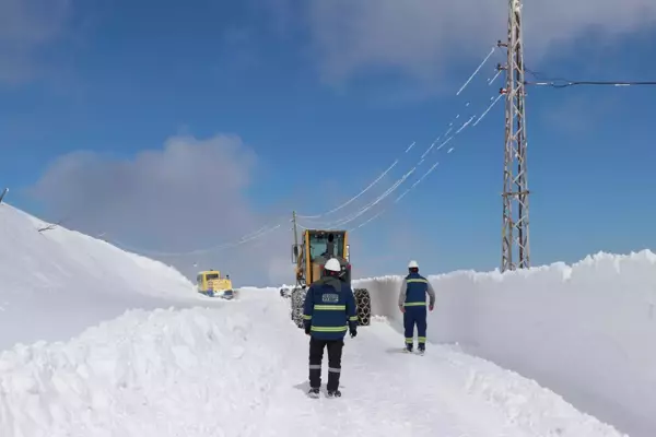 2 metre karda 4 saatte bölgeye ulaştılar