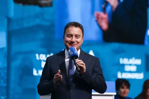 DEVA Partisi Genel Başkanı Ali Babacan, İzmir'de konuştu