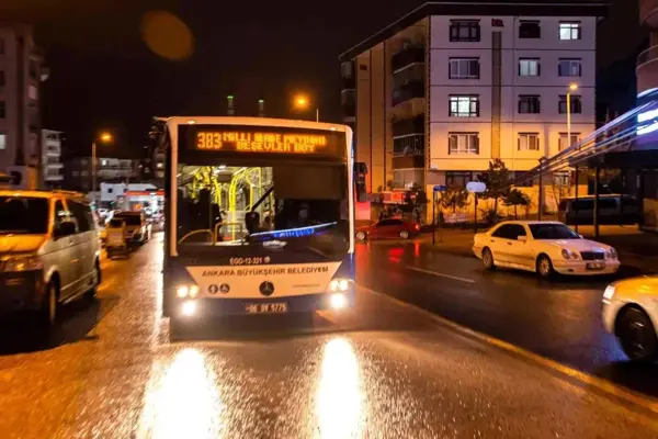 Ankara'da EGO otobüslerinde 24 saat ulaşım tekrar başlıyor