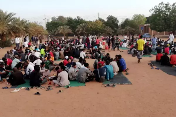 Hayrat İnsani Yardım Derneği, Sudan'da 2000 kişiye iftar verdi