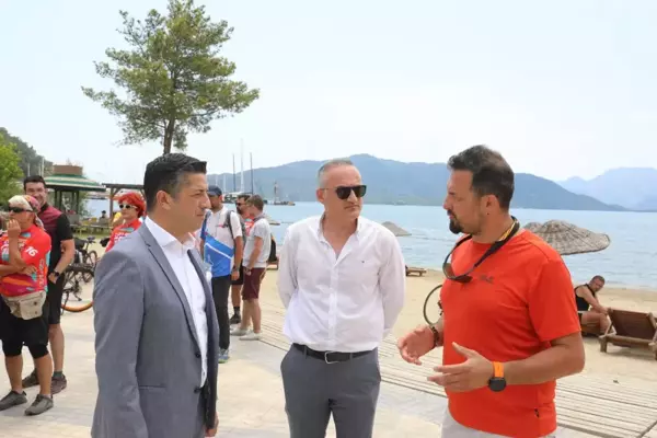 Marmaris'te Bisiklet Severler Burunucu'nda Ağırlandı