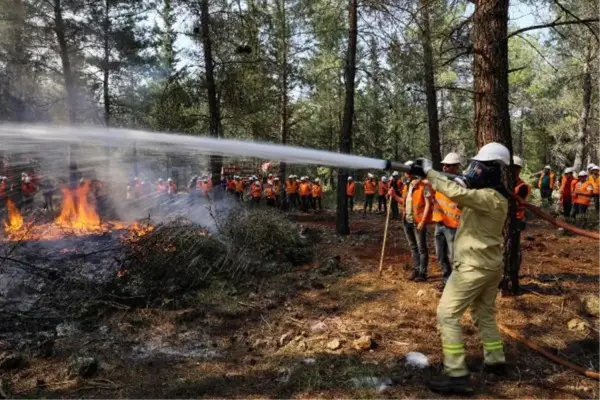 ATEŞ SAVAŞÇILARI' YANGIN SEZONUNA HAZIRLANIYOR