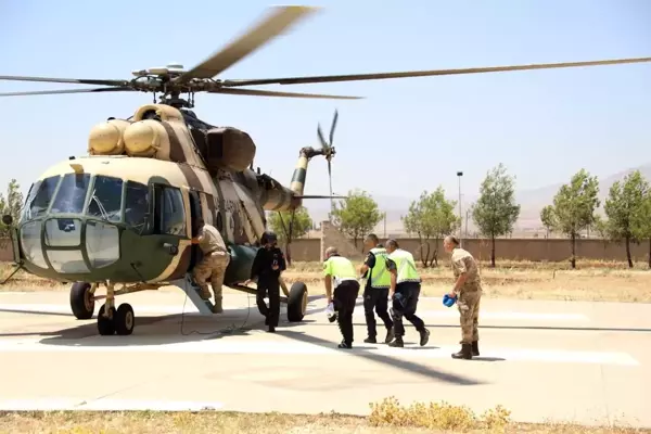 Mardin'de helikopterle trafik denetimi yapıldı