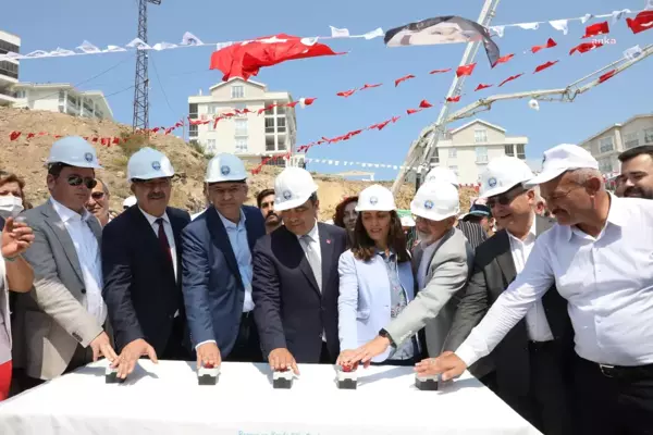 Tokat yerel haberleri... Mudanya kapalı pazar yerinin temeli törenle atıldı