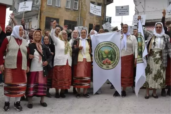 Gölköy'de Yolların Durumu Protesto Edildi