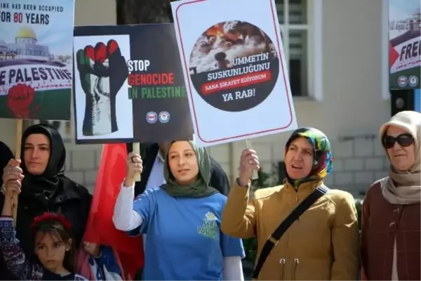 Memur Sen Tokat İsrail'in Filistinlilere yönelik saldırılarını kınadı