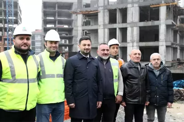 Kağıthane'de kentsel dönüşüm projesinde binalar yükselmeye başladı