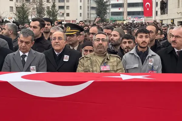 Şehit Kemal Aslan, Memleketi Elazığ'da Son Yolculuğuna Uğurlandı