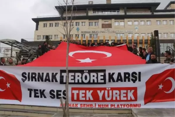 ŞIRNAK'TA TERÖRE TEPKİ