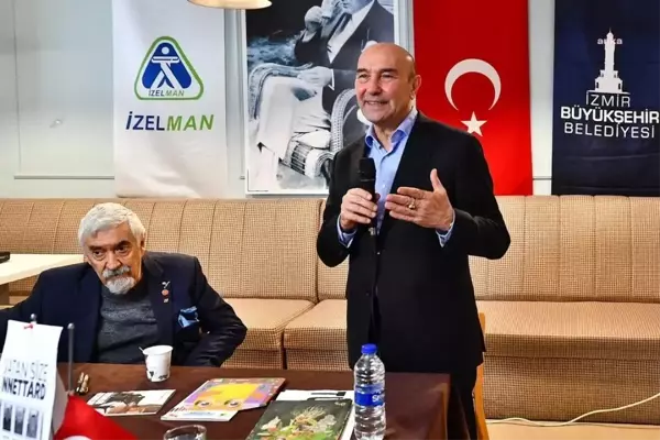 İzmir Büyükşehir Belediye Başkanı Tunç Soyer, Mitoloji ve Efsaneler Sergisi ve Aşk ve Tıbbiyeliler Kitabı Tanıtımında Konuştu