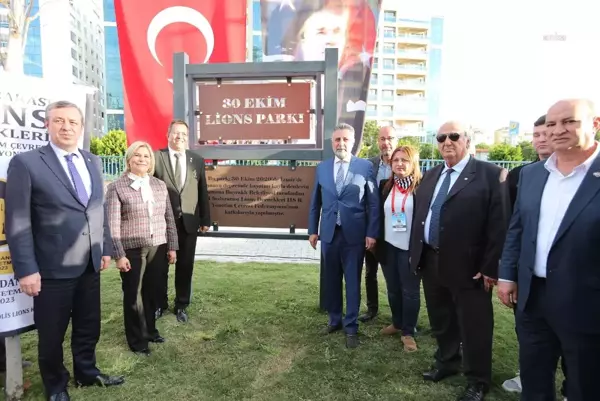 Bayraklı'da 30 Ekim Lions Parkı Düzenlenen Törenle Hizmete Açıldı