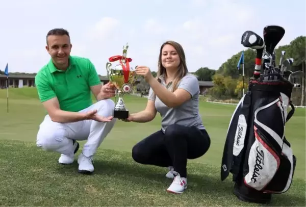 Son dakika haberleri | SPOR Okul harçlığını çıkarmak için başladığı golfte milli olup, madalyalar kazandı