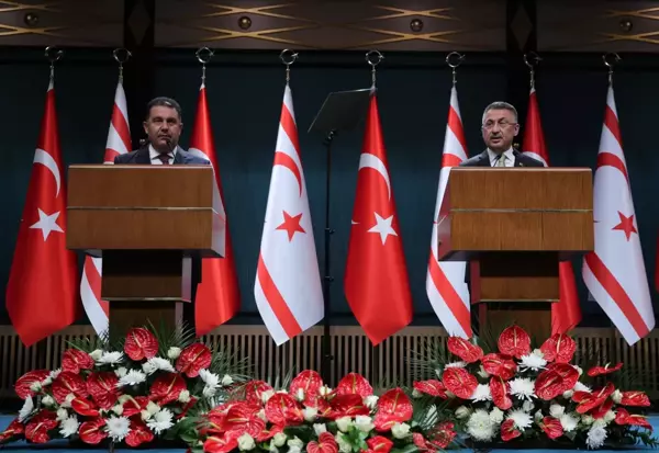 Cumhurbaşkanı Yardımcısı Oktay, KKTC Başbakanı Saner ile ortak basın toplantısında konuştu Açıklaması