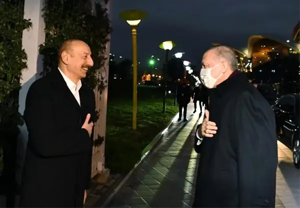 Cumhurbaşkanı Erdoğan, Bakü'de