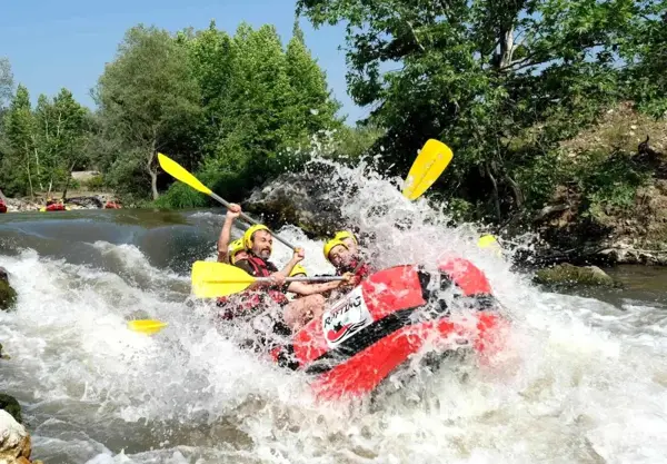 Marmara'nın ilk rafting parkuru yabancı turistler ağırlamaya hazırlanıyor