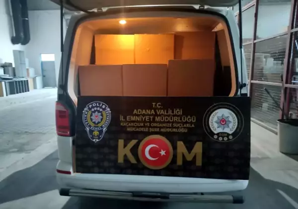 Adana'da kaçakçılık operasyonu