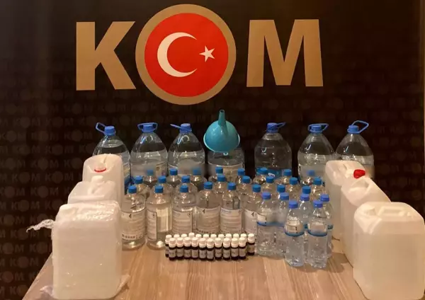 Osmaniye'de yılbaşı gecesi sahte alkol operasyonu