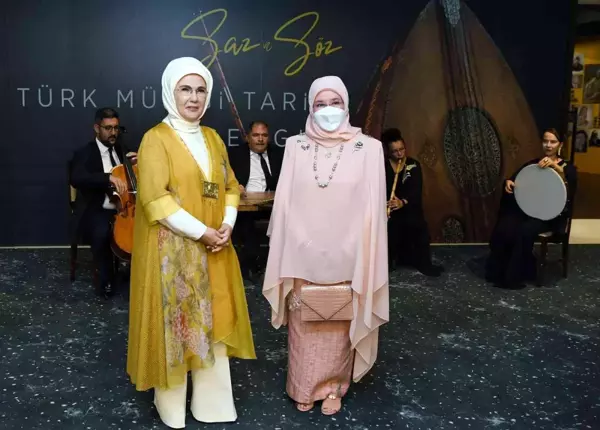 Emine Erdoğan, Malezya Kraliçesi Tunku Azizah ile bir araya geldi