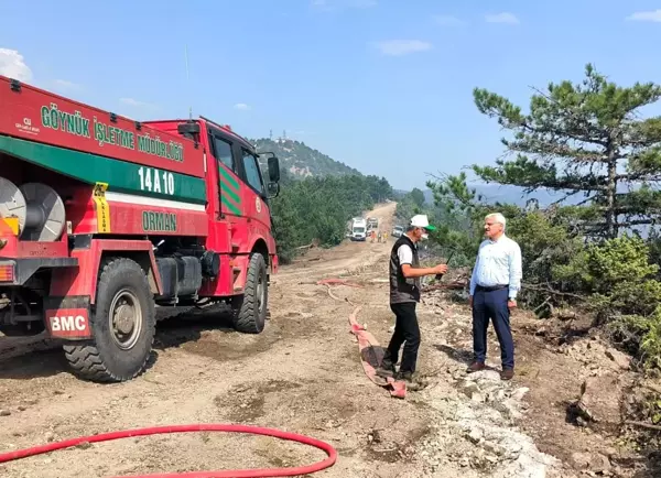 Bolu Göynük'te Orman Yangını: Havadan ve Karadan Müdahale Devam Ediyor