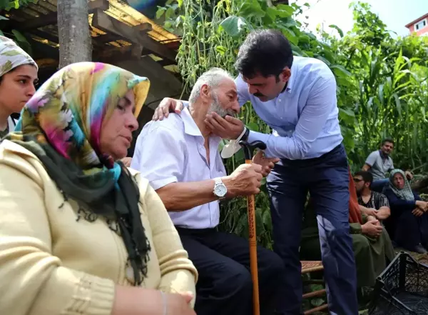 Selde kaybolan Batuhan Delihasan'ın ailesini Bakan Murat Kurum teselli etti