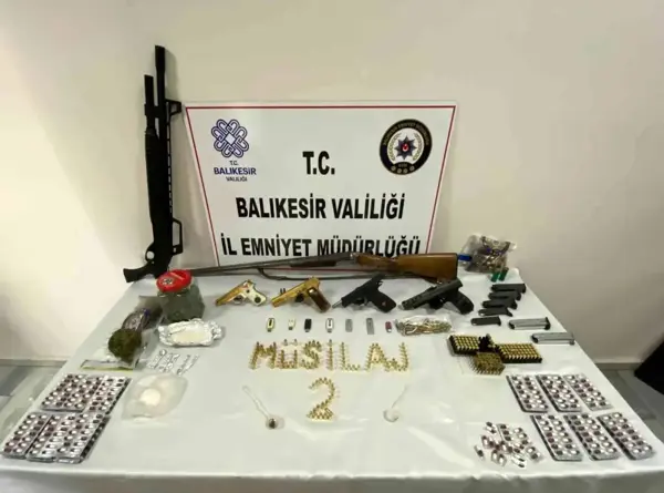 Balıkesir haberi... Balıkesir'de Müsilaj-2 operasyonunda 21 şüpheli gözaltına alındı