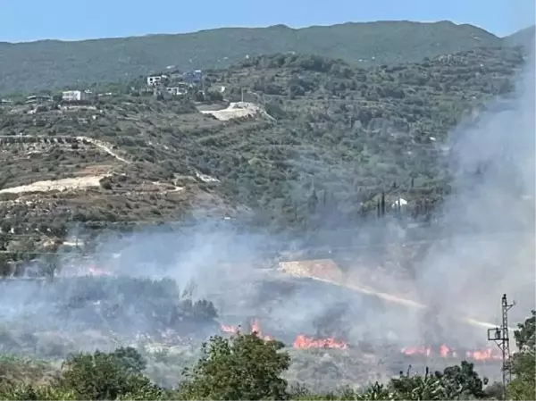 Son dakika: HATAY'DA BAHÇE YANGINI