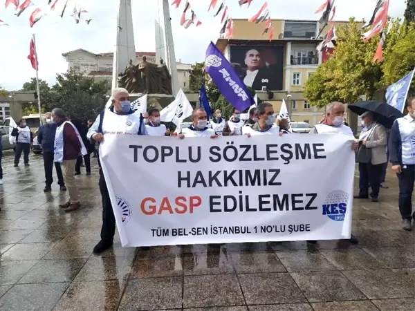 Bakırköy Belediyesi'nde sözleşme yenileme eylemler sürüyor