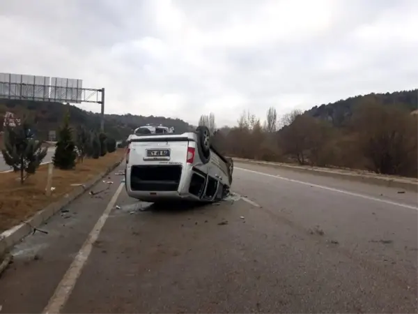 Karabük'te 2 ayrı trafik kazası : 1'i çocuk 4 yaralı