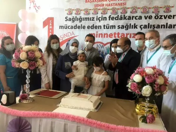 Şehir hastanesinin ilk bebeği Defne Sakura 1 yaşında