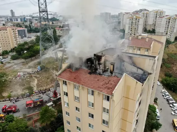 Son dakika haber: Başakşehir'de korkutan yangın