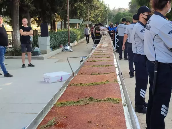 Hatay'da 82'nci yılda 82 metrelik künefe