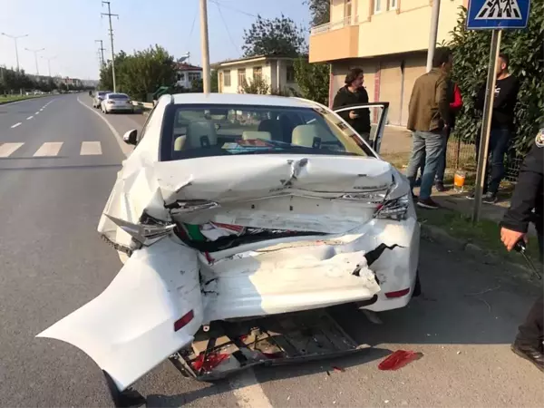 Son dakika haberi... Samsun'da trafik kazası: 2 yaralı