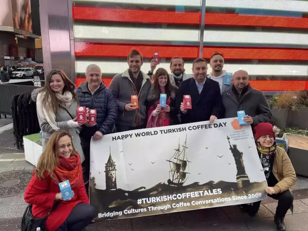 Türk Kahvesi günü, Times Meydanı'nda kutlandı